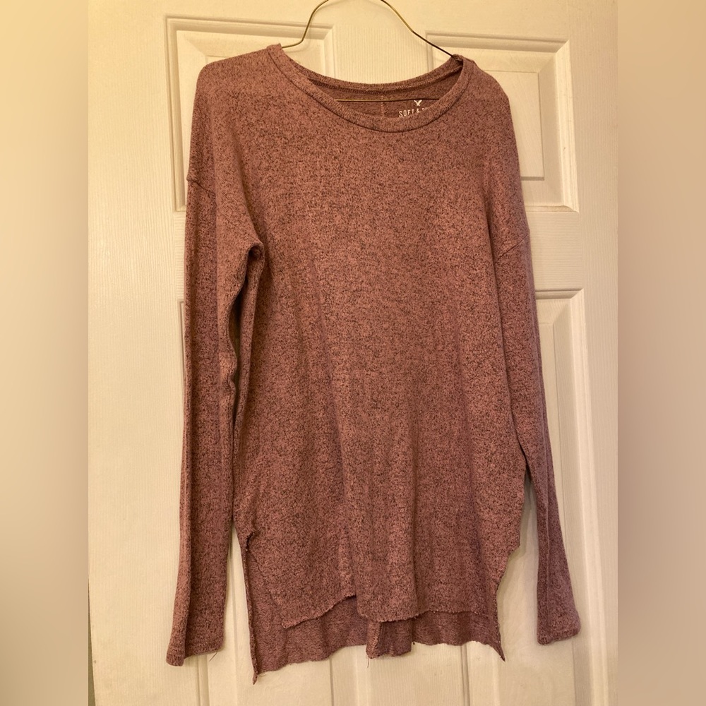 American Eagle brand, size small, soft and sexy plush longsleeve shirt